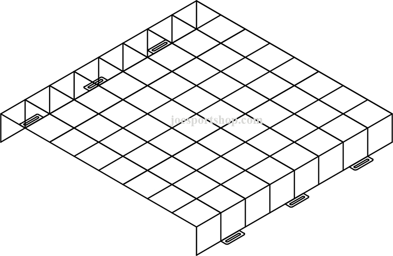 32" x 32" x 4" Cage Section
