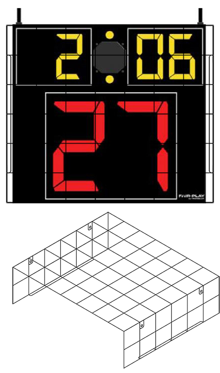 Protective Cage for Fair-Play ST-1420-4 or ST-1425-4 Shot Timer