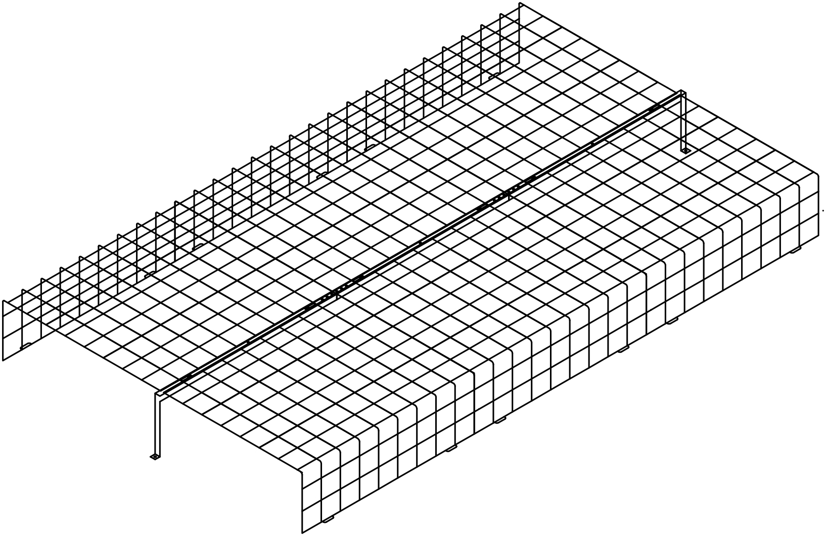 Cage for 9' x 5' Scoreboard Extra Depth