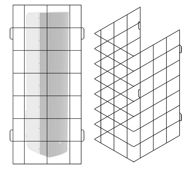 Cage for Electro-Voice LRC-1060 Loudspeaker Full Pan