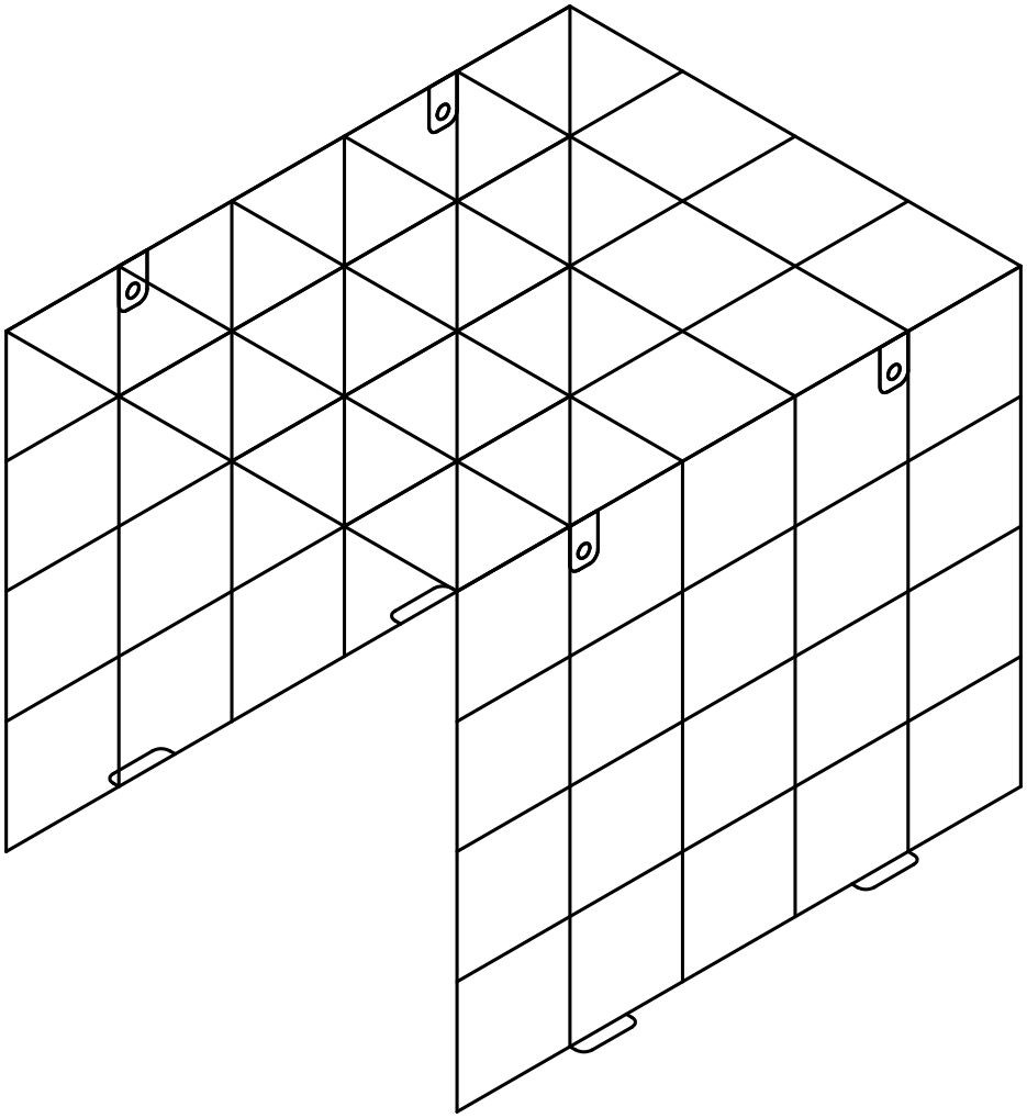 Protective Cage for AcousticDesign Series AD-S6T Loudspeaker