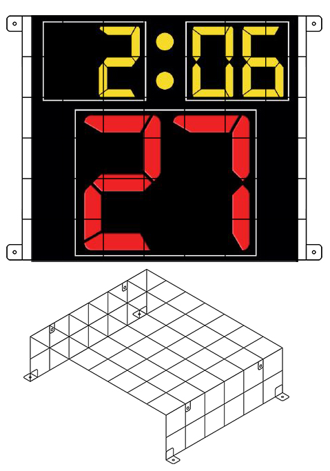 Protective Cage for Fair-Play ST-1420-4 or ST-1425-4 Shot Timer