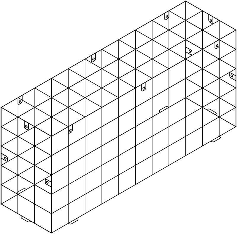 Full Coverage Cage for JBL CBT 1000 Loudspeaker