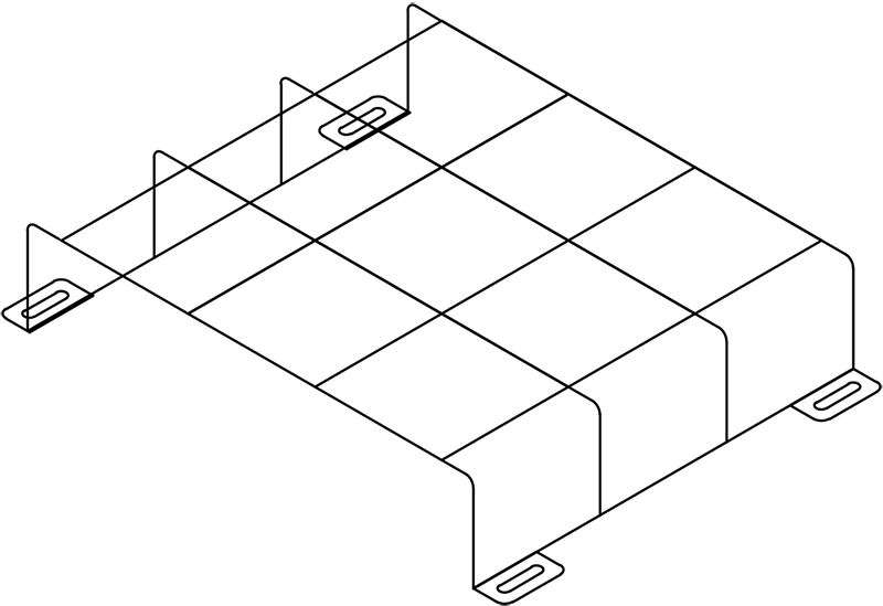 Rectangular Clock Cage 12" x 14" x 3"