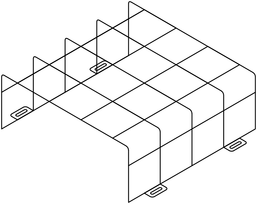 Rectangular Clock Cage 16" x 16" x 6"