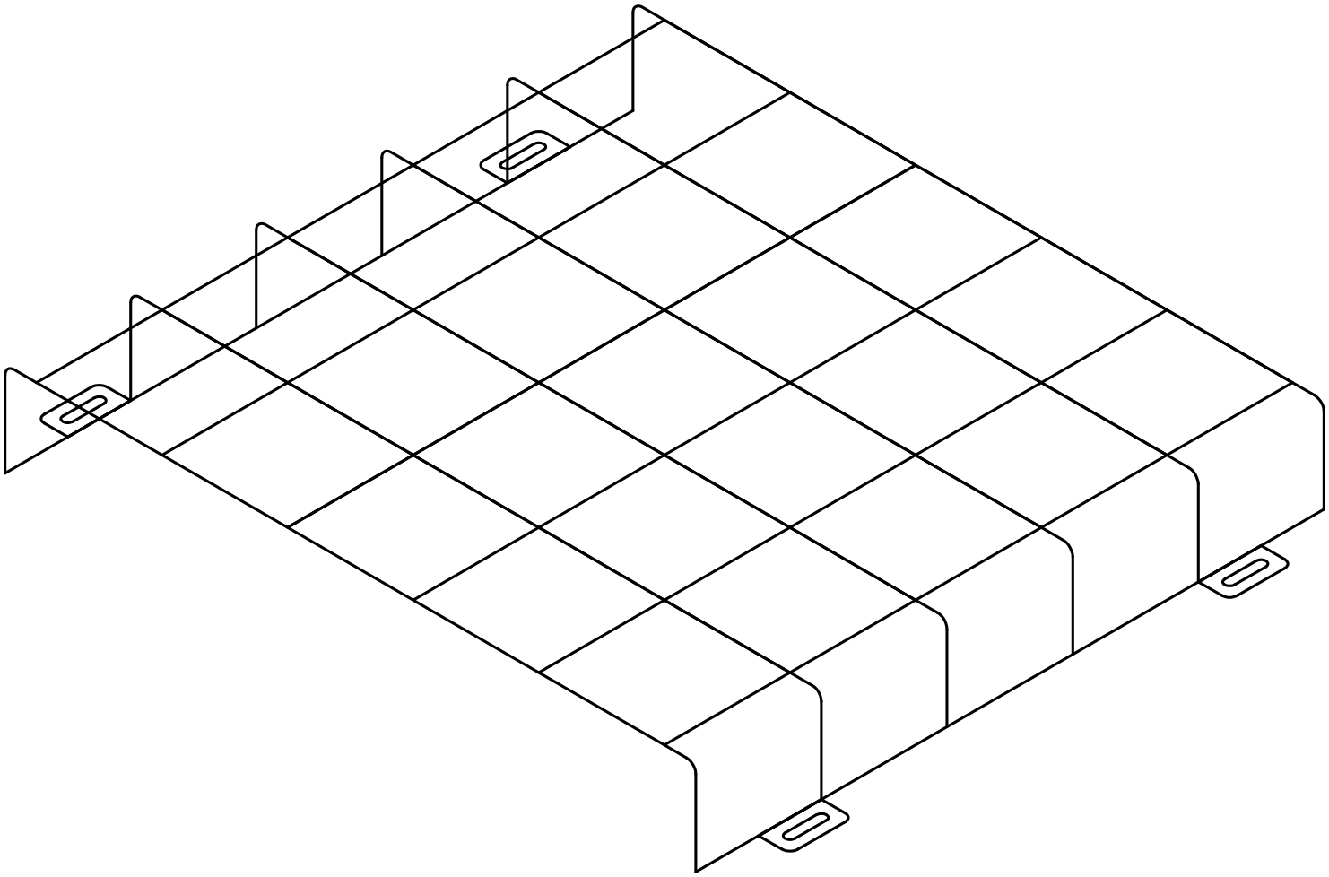 Protective Cage for 20'W x 20"H x 2"D Shot Clock