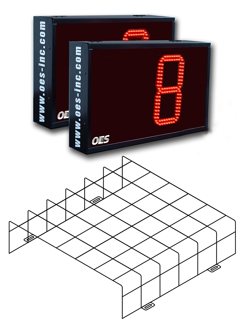 Protective Cage for 2'W x 1' 10"H x 4"D Shot Clock