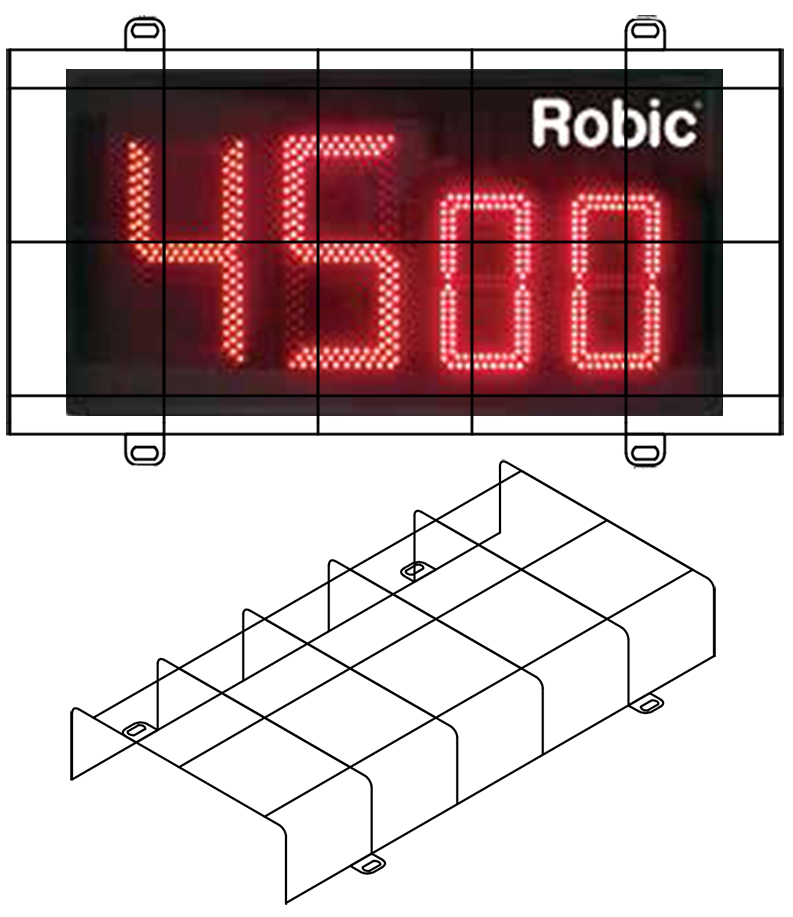 Protective Cage for Robic M903 Timer Display