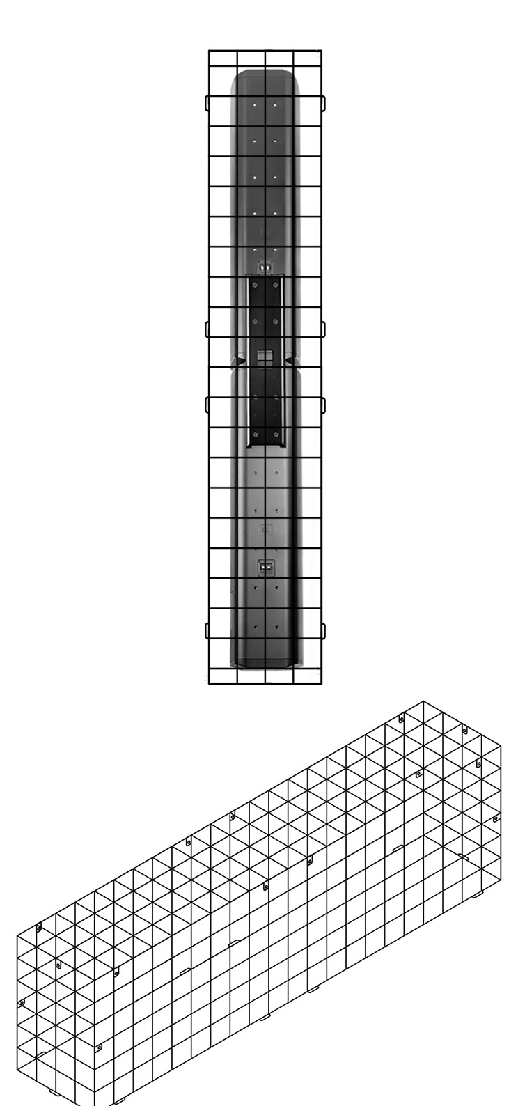 Protective Cage for JBL CBT 1000 with CB1000E Full Coverage